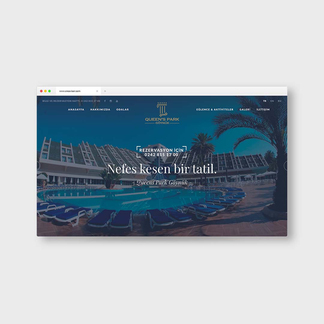 antalya hotel web tasarımları