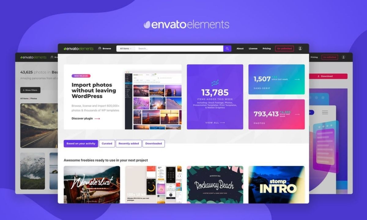 envato elements offers resource variety