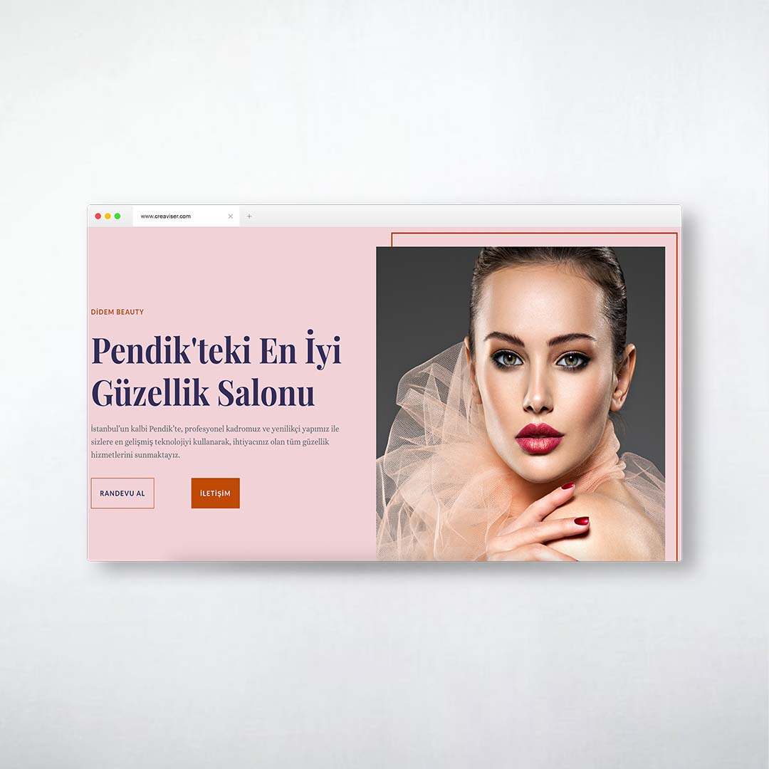 Kurumsal web site tasarımı didem beauty istanbul