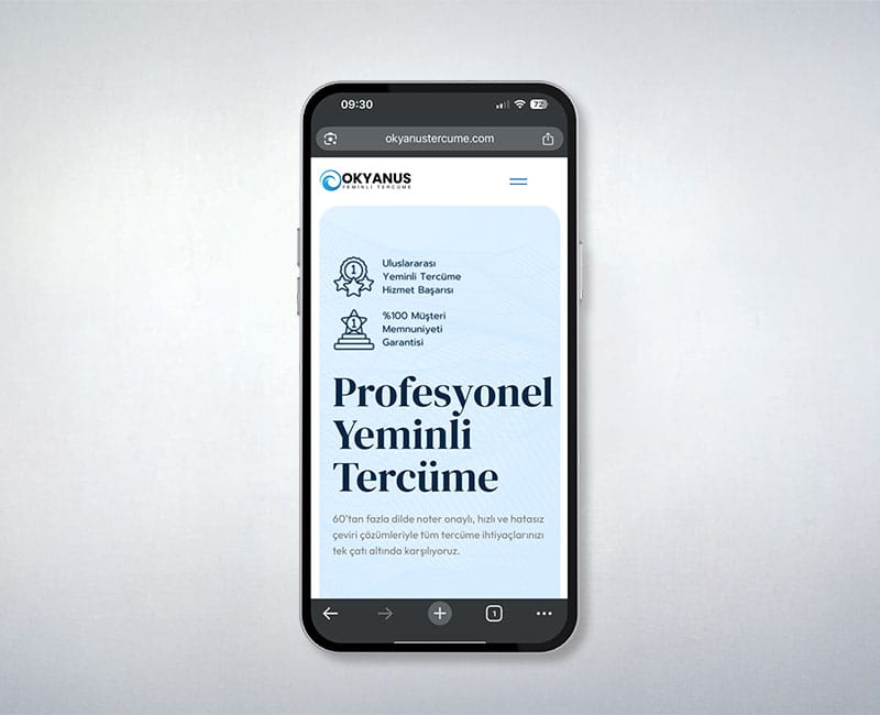 kurumsal web tasarım okyanus tercüme