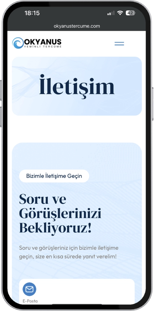 tercüme website tasarımı okyanus iletişim