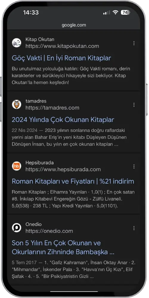 en iyi seo danışmanı creaviser kitap okutan