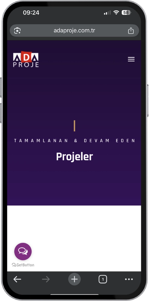 inşaat website tasarımı ada hizmetler
